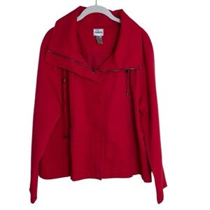 Chico’s Lightweight Short Jacket Sz L
